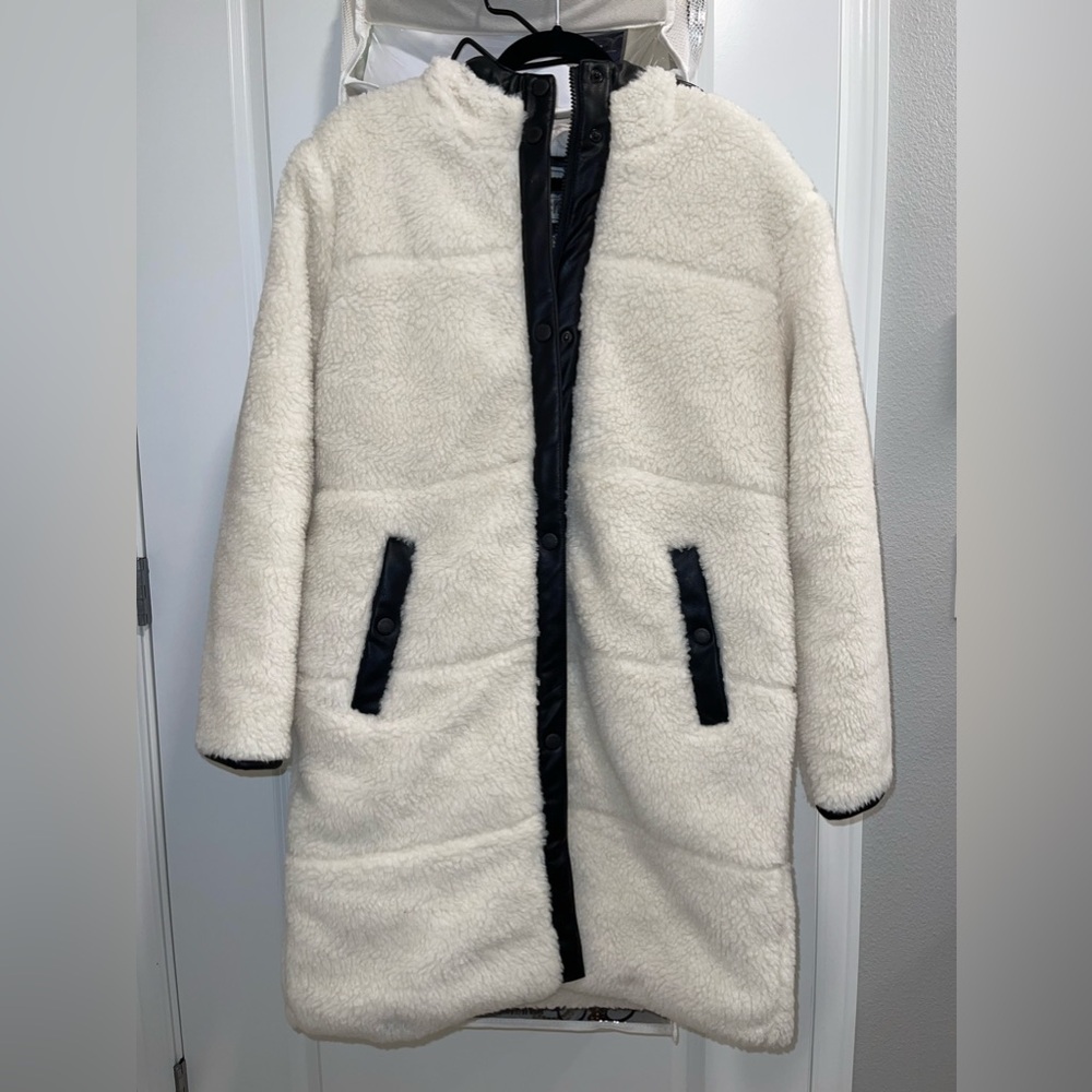 Levi's Women's Full Length Sherpa Quilted Parka Jacket